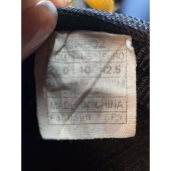 Vintage Rare Asics Split Second Wrestling Shoes JN602 Men sz 10 Black High Lace - Picture 8 of 9